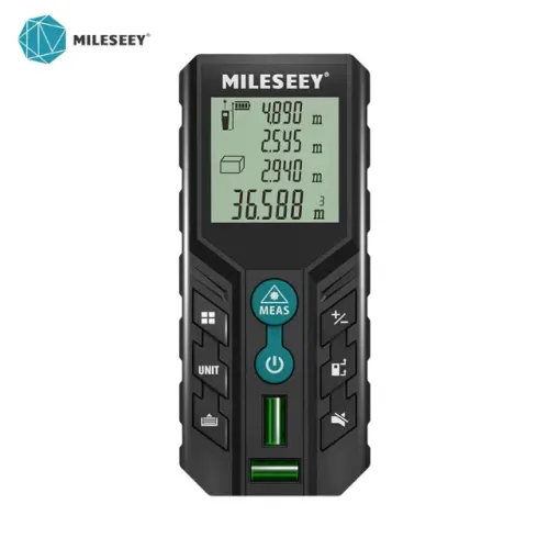 Trena Laser Eletrônica Digital Alta Precisão D2 50m Mileseey
