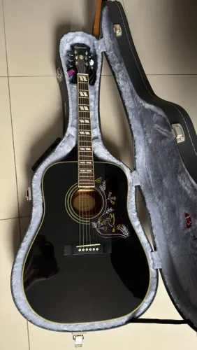 Violão Epiphone Hummingbird EB 2007 + Fishman + Case Rígido