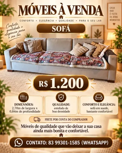 Oportunidade única de Sofá de ótima qualidade!