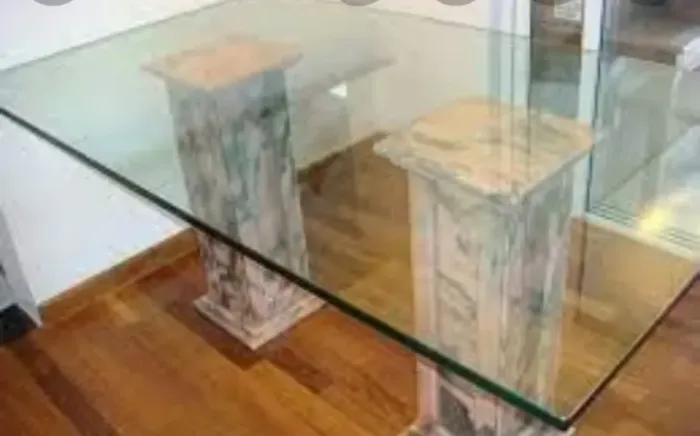 Tampo de mesa em vidro 1,20x0,75