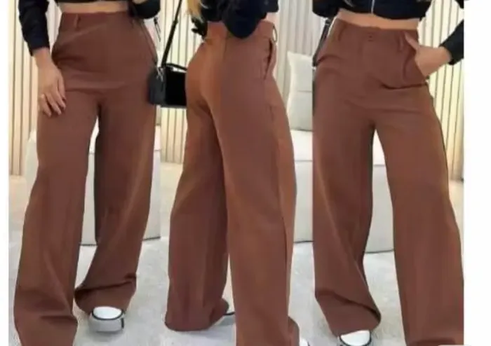 Calça alfaiataria pantalona