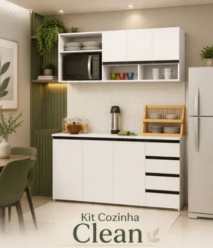 Armário+balcao kit para cozinha