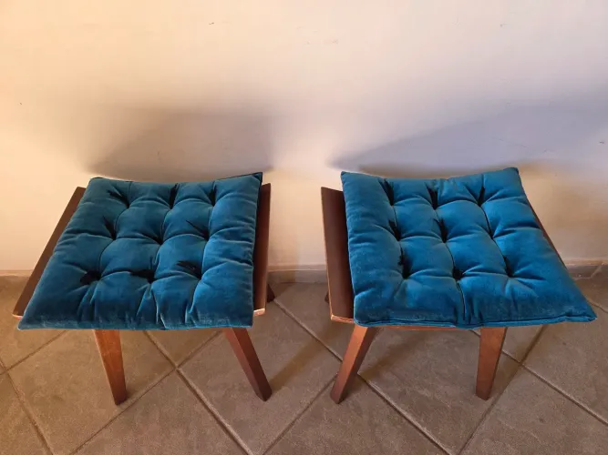 Banquete com estofado veludo
