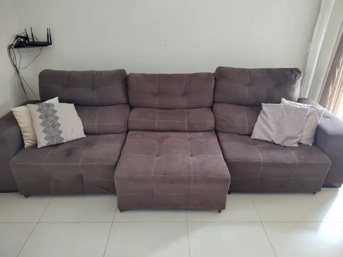 Sofá modular retrátil a venda