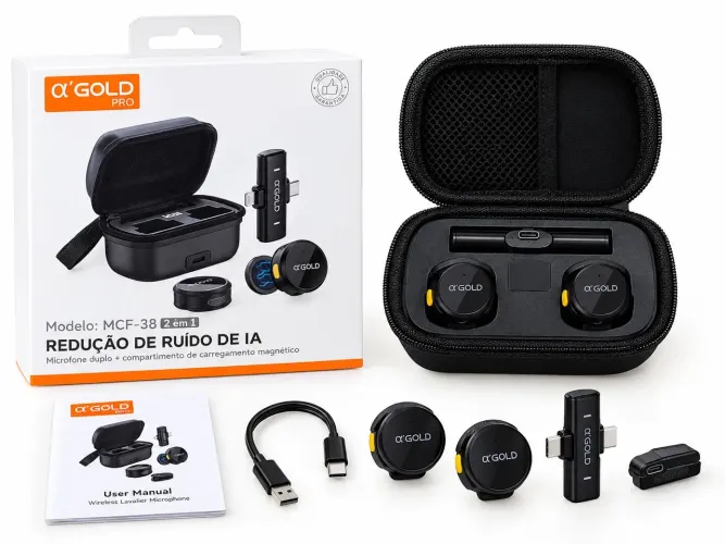 Microfone ?'GOLD PRO MCF-38