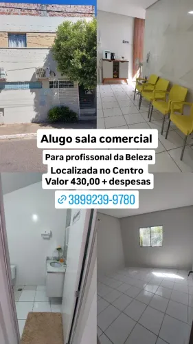 Alugo sala comercial para Área da Beleza