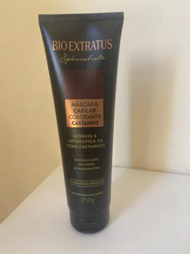 Máscara Colorante Bio Extratus - cor castanho