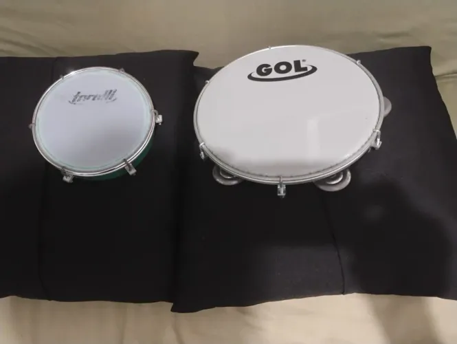 Conjunto pandeiro mais tamborim