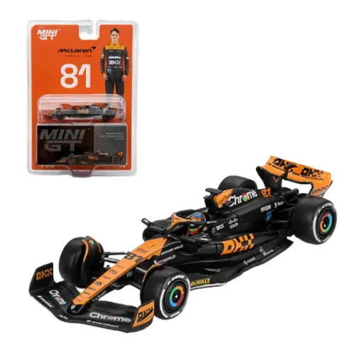 Mini GT 768 - McLaren #81 Oscar Piastri F1 2023 GP do Japão 3º Lugar