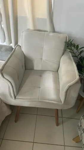Poltrona em Suede