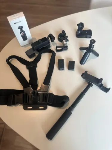 Dji Osmo Pocket 2 com vários acessórios - Ideal para criador de conteúdo