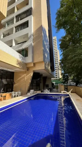 Flat a venda no Meireles com 51m2 de área, móveis fixos, mobiliado e 1 vaga!!