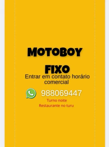 Motoboy fixo 