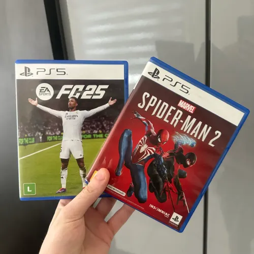 2 Jogos PS5 Físicos - FC 25 + Spider-Man 2