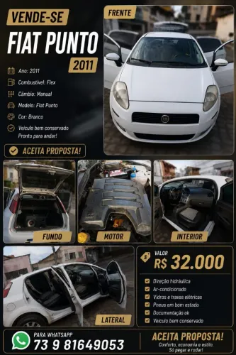 Fiat Punto Attractive 1.4 Fire Flex 8V 5P 2011