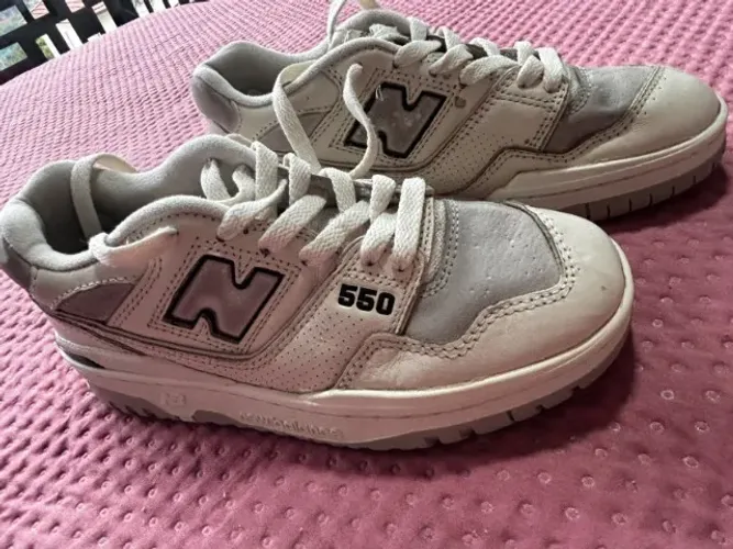 TÊNIS NEW BALANCE 550 BRANCO/CINZA ORIGINAL