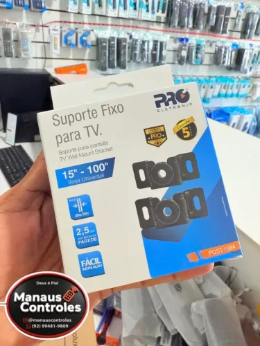 Suporte para TV fixo universal ultra slim