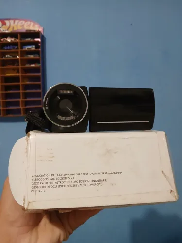 Câmera filmadora proteste 1.3 mp na caixa
