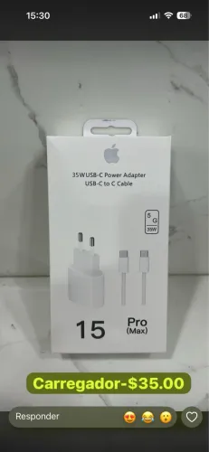 Carregador para iphone 35w turbo