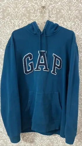 moletom gap azul marinho canguru com capuz tamanho G