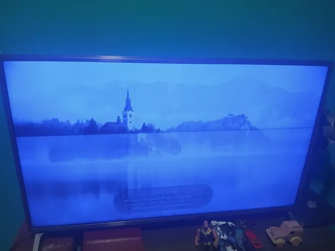 Tv com defeito mais pega ainda , o som dela tá perfeito barato pra ageitar