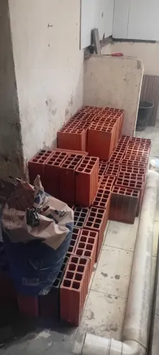 Blocos novos de cerâmica 40 unidades