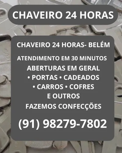 Chaveiro 24 horas 