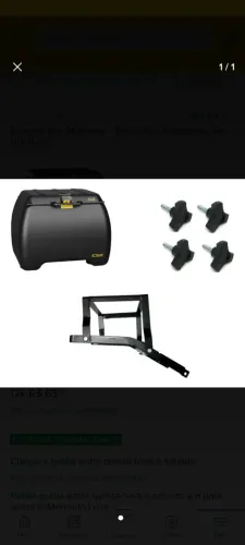 Suporte Baú Motoboy + Baú 100l + Borboletas Pop 110i 16-25