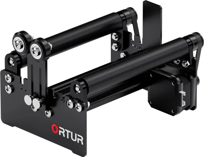 Rolo para gravação a laser produtos cilíndrico copo garrafas.