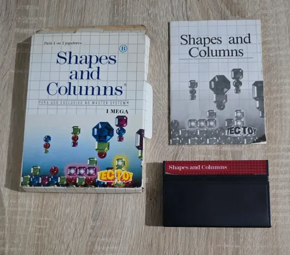 Shape and Columns original Tec Toy completo para Master System