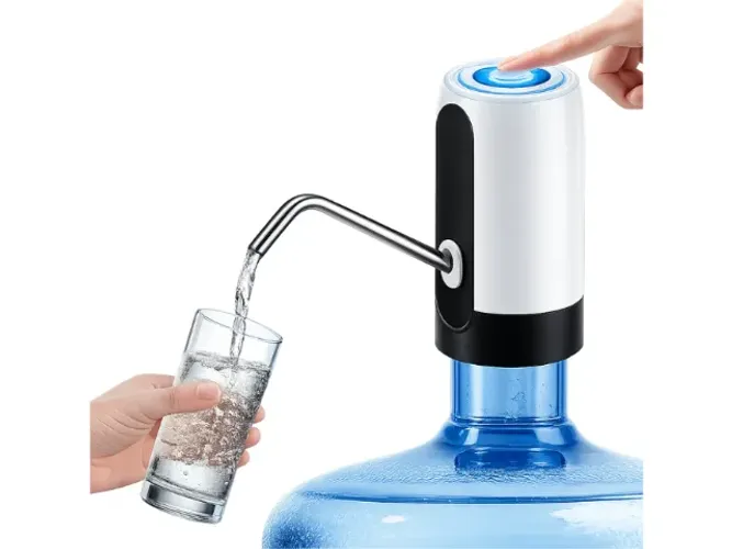 Bomba Elétrica para Galão de Água Recarregável Dispenser Portátil