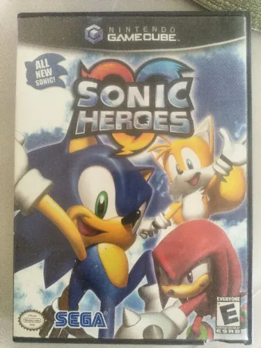 Jogo Sonic Heroes Game Cube 