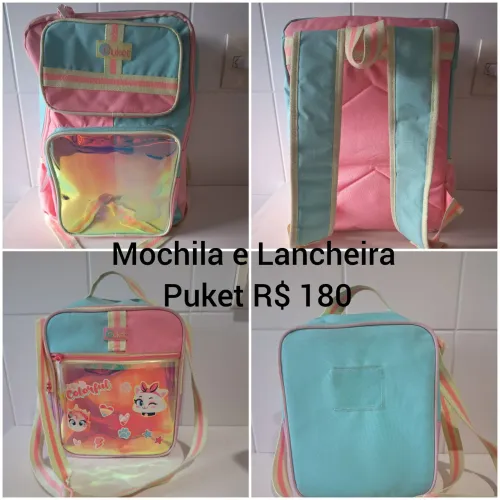Mochila e Lancheira Puket