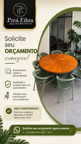 Móveis para área externa 