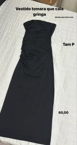 Vestido gringa preto