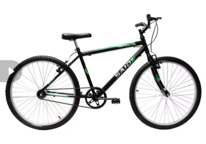 Vendo bicicleta da marca saidx preta sem marcha na caixa (nova)