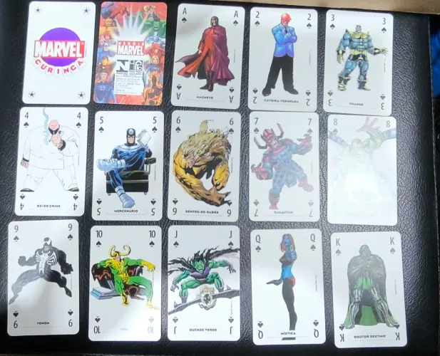 Cartas Heróis Marvel