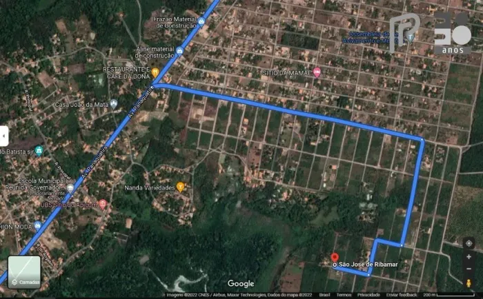 Terreno à venda, 1800 m² por R$ 100.000,00 - Panaquatira - São José de Ribamar/M