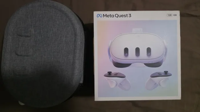 Meta quest 3 - 128gb + Case - POUCO USO