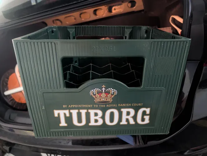 Engradado de Cerveja Tuborg - Original da Dinamarca