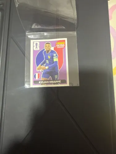 Figurinha Mbappé, figurinha da copa Kylian Mbappé roxa
