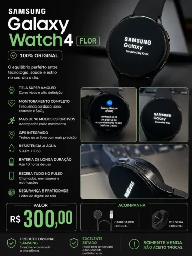 SMARTWATCH GALAXY 4 FLOR