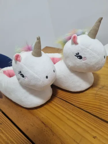 Pantufa infantil Unicórnio | Tamanho Palmilha: 23 cm 