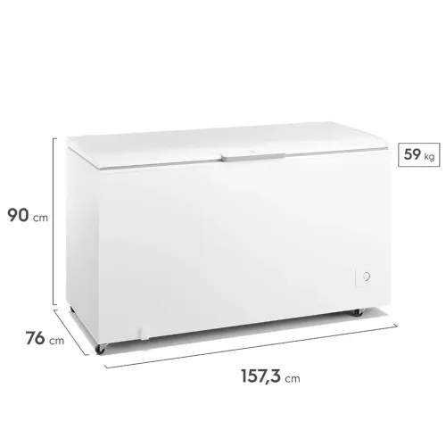 Freezer Horizontal Electrolux 513L Inverter - Menos de 1 ano de uso, Impecável