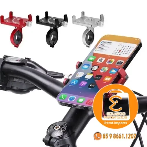 Suporte Moto Bike para Celular Trava Alumínio SUP-7456