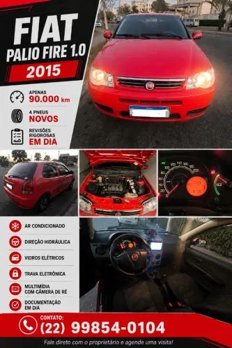 Fiat Palio 1.0/ Trofeo 1.0 Fire/ Fire Flex 2P 2015
