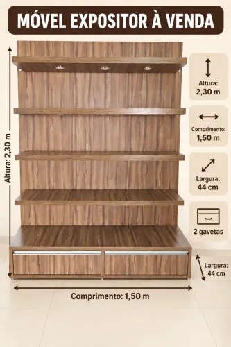 Expositor MDF super conservado 
