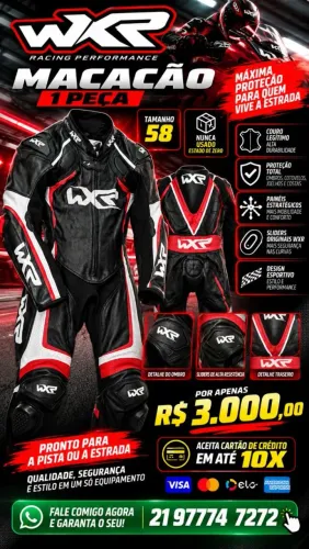 Macacão WXR 58 nunca usado