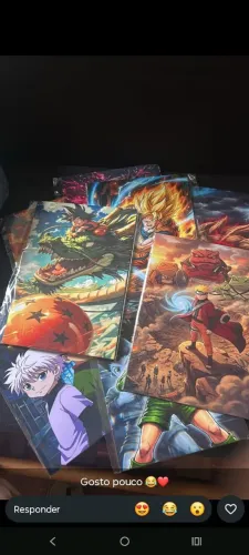 Quadros de animes kit com 10 unidades a sua escolha 