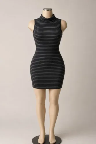 Vestido listrado